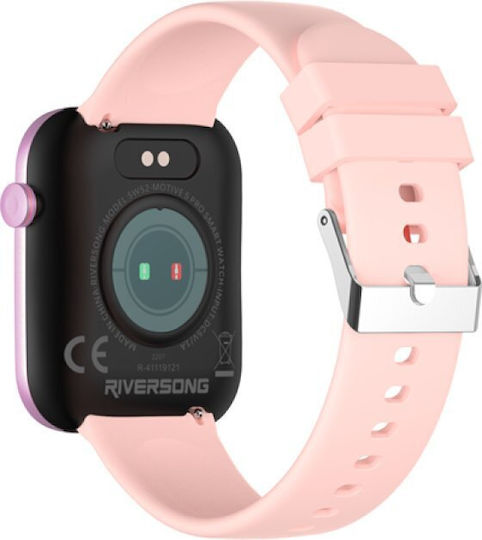Riversong Motive 5 Pro Smartwatch with Heart Rate Monitor (Rose Gold) view 2