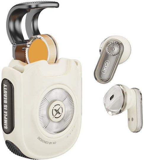XO G39 Earbud Bluetooth Handsfree Earphones with Charging Case Beige view 2