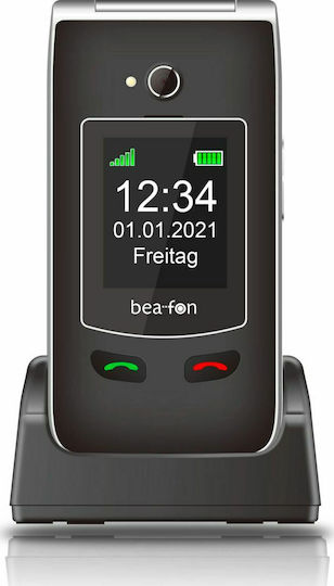 Bea-fon SL645 Plus Single SIM Mobile with Buttons Black view 1
