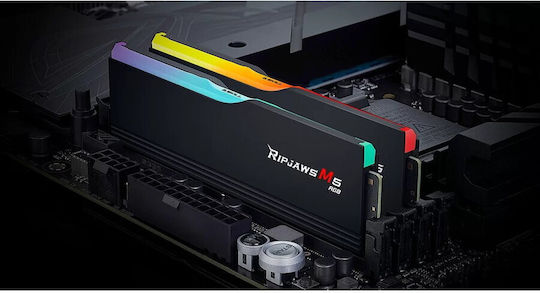 G.Skill Ripjaws M5 RGB DDR5 64GB RAM with 2x32GB Modules and Speed 6000 for Desktop F5-6000J2836G32GX2-RM5RK vista 6