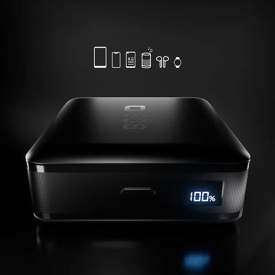 SBS High Density Power Bank 10000mAh 30W with USB-C Port Black view 7