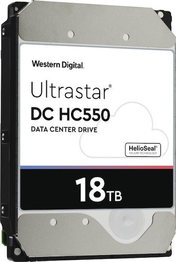 Western Digital Ultrastar DC HC550 18TB HDD Hard Drive 3.5" SATA III 7200rpm with 512MB Cache for NAS / Server 0F38459 view 7