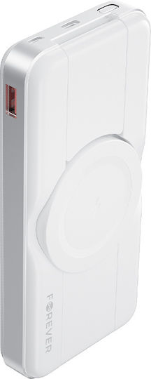 Forever MATB-300 Power Bank 10000mAh with USB-C Port White