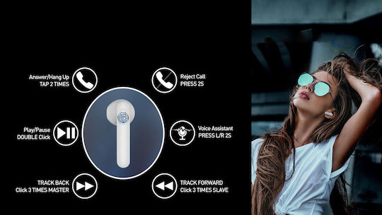 Tellur TLL511401 Earbud Bluetooth Handsfree Earphones with Charging Case Black vue 4
