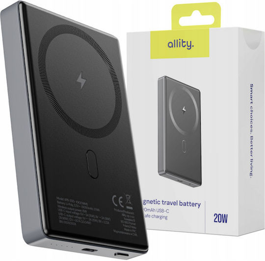 Allity APB-300 Power Bank 10000mAh 20W Power Delivery Black view 2