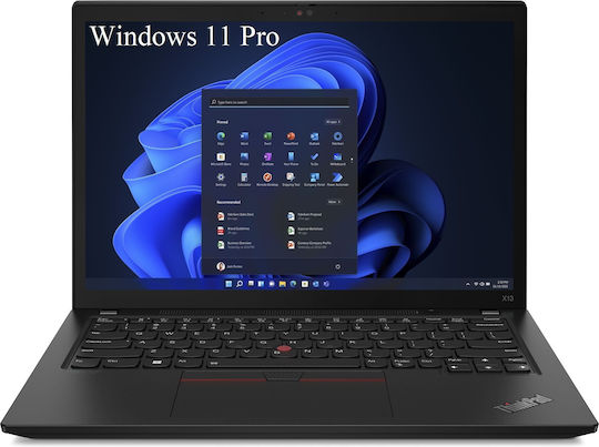 Lenovo ThinkPad X13 Gen 3 (Intel) 13.3" IPS FHD+ (i7-1270P/32GB/512GB SSD/W11 Pro) Thunder Black (US Keyboard) view 1
