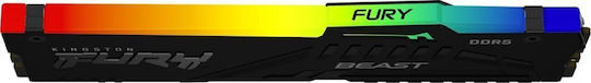 Kingston Fury Beast RGB DDR5 with Module 1x32GB and Speed 5600 for Desktop KF556C36BBEA-32 vue 4