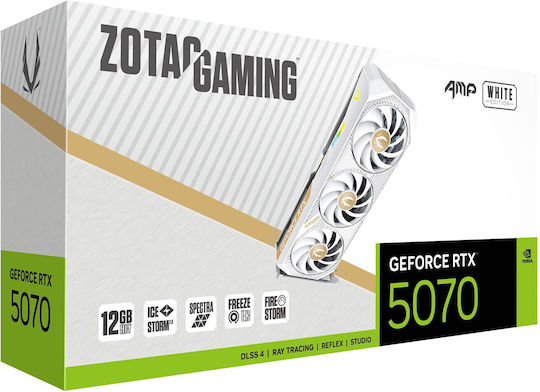 Zotac GeForce RTX 5070 12GB GDDR7 AMP White Edition Graphics Card view 9