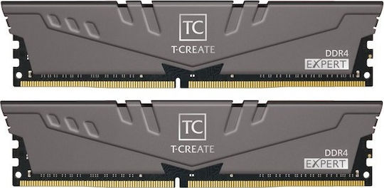 TeamGroup T-Create Expert DDR4 32GB RAM with 2x16GB Modules and Speed 3600 for Desktop TTCED432G3600HC18JDC01