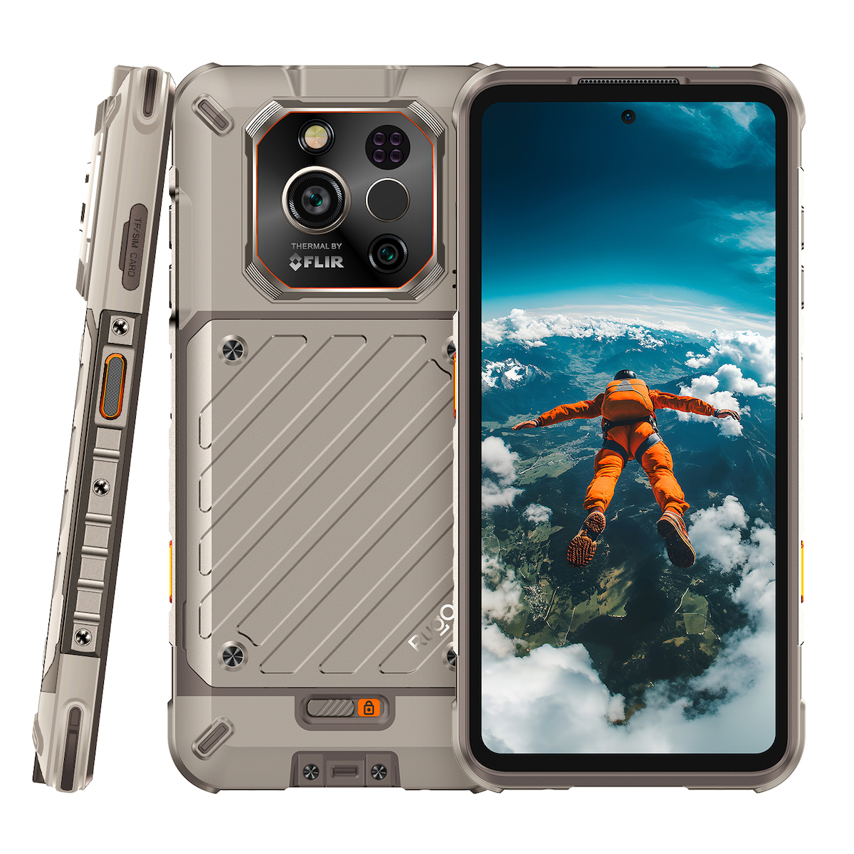 RugOne Xever 7 Pro 5G Dual SIM (12/512GB) Rugged Smartphone Sand Dune