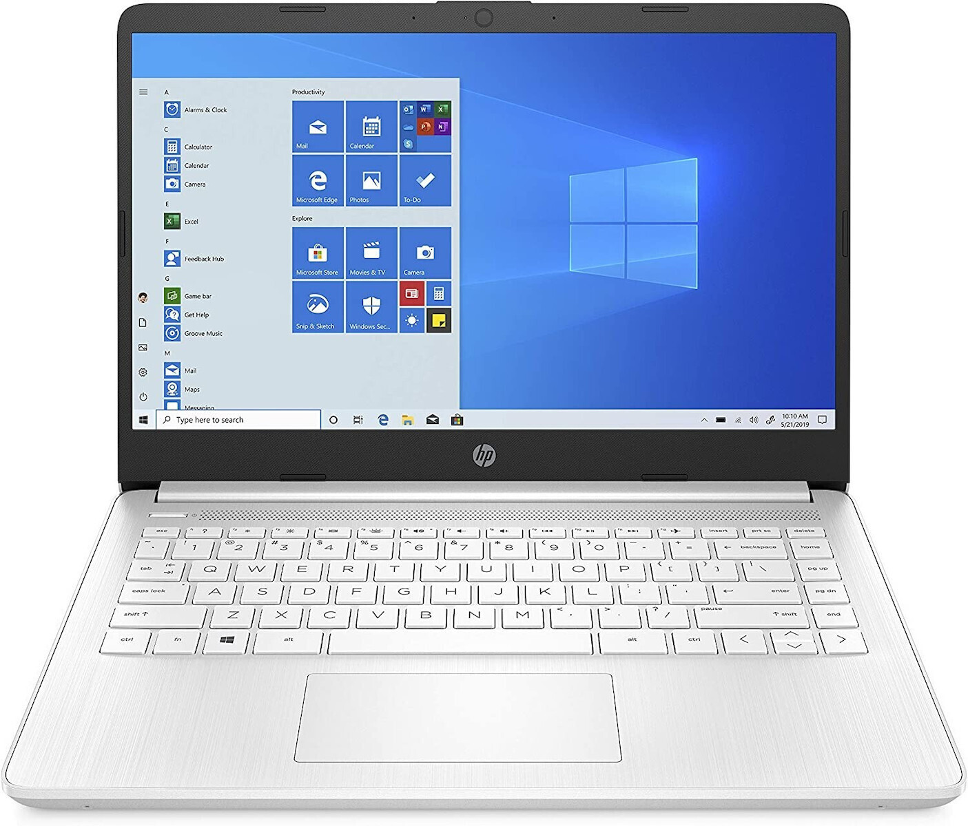 HP 14-dq3000 14" (Celeron Quad Core-N4500/4GB/64GB Flash Storage/W11 S) Snowflake White (US Keyboard)