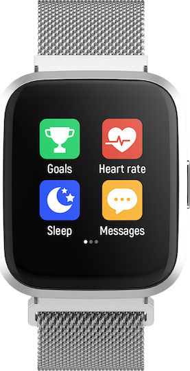 Forever ForeVigo 2 SW-310 Smartwatch with Heart Rate Monitor (Silver) vue 2