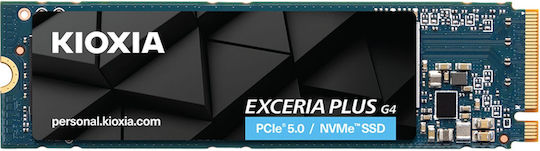 Kioxia Exceria Plus G4 SSD 1TB M.2 Type with PCI Express 5.0 Connection PS5 Compatible