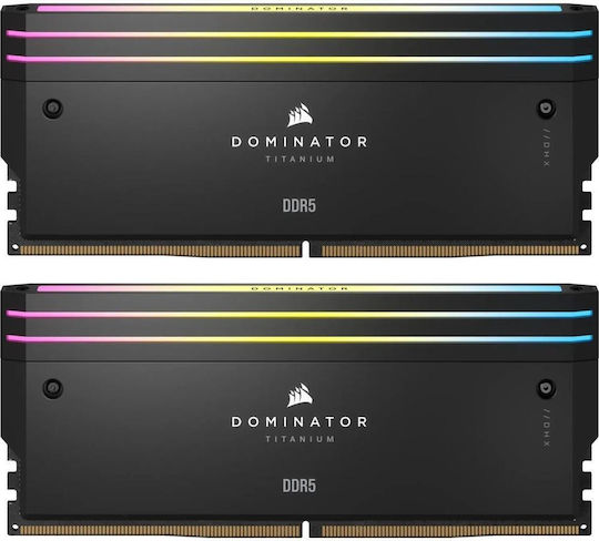 Corsair Dominator Titanium RGB XMP DDR5 48GB RAM with 2x24GB Modules and Speed 6000 for Desktop CMP48GX5M2B6000C30 view 7