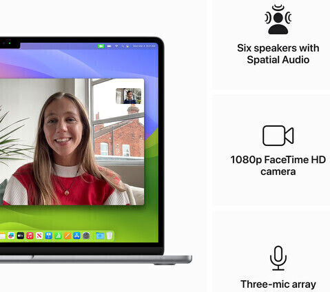 Apple MacBook Air 15" (2024) 15.3" Retina Display (M3-8-core/16GB/256GB SSD) Space Gray (DE Keyboard) view 2