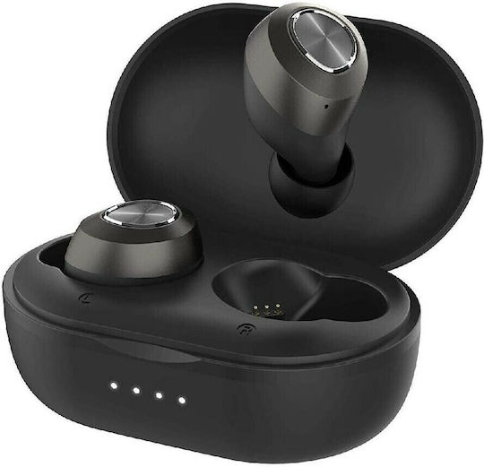 Lenovo HT10 In-ear Bluetooth Handsfree Earphones with Sweat Resistance and Charging Case Black