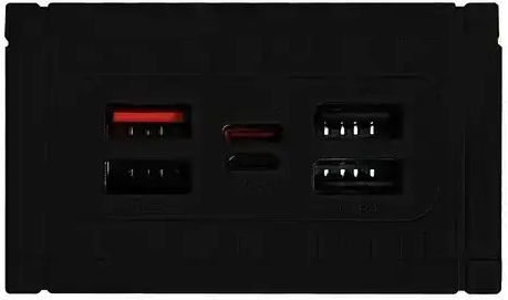Andowl Q-CD4000 Power Bank 40000mAh with 4 USB-A Ports Black view 3