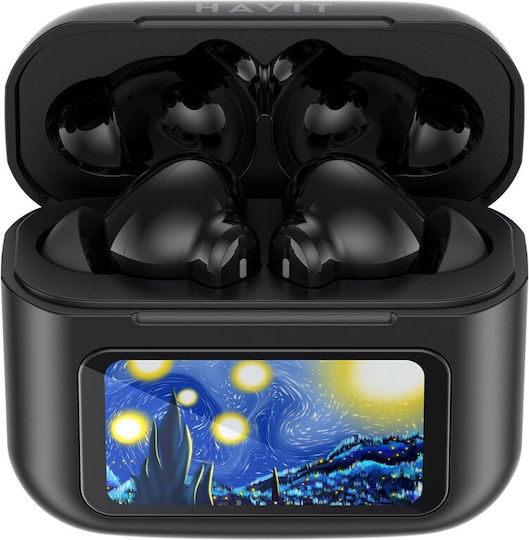 Havit TW956 In-ear Bluetooth Handsfree Earphones with Charging Case Black view 2