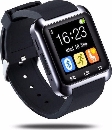 U8S Smartwatch (Black) view 3
