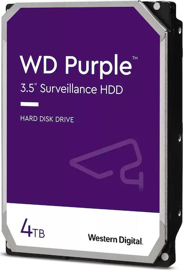 Western Digital Purple 4TB HDD Hard Drive 3.5" SATA III 5400rpm with 256MB Cache for Recorder WD42PURZ view 6