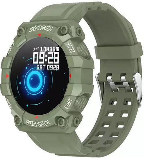 FD68S Smartwatch with Heart Rate Monitor (Green) view 2