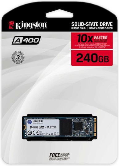 Kingston A400 SSD 240GB M.2 SATA III SA400M8/240G vue 5