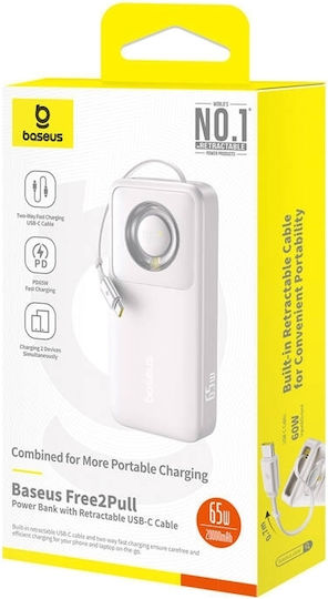 Baseus Free2Pull Power Bank 20000mAh 30W with USB-C Port Gray view 7
