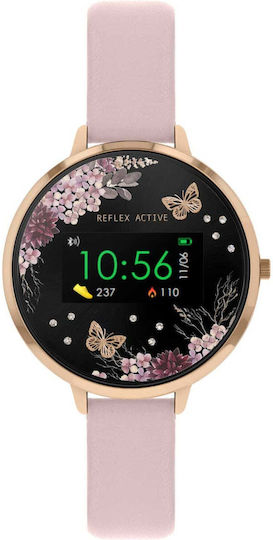 Reflex Active Series 03 Stainless Steel 38mm Smartwatch (Pink) view 1