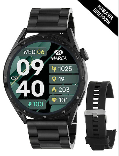 Smart Watch Marea Bluetooth Talk B60003-5 Black view 1