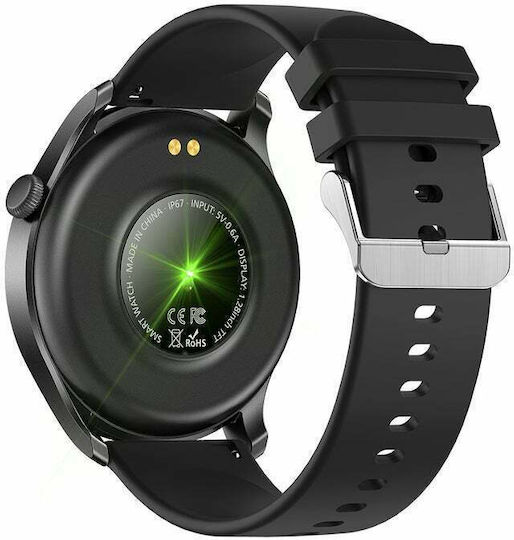 Colmi Sky 8 49mm Smartwatch with Heart Rate Monitor (Black) view 2