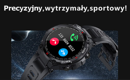 Gravity Digital Battery Watch with Rubber Strap view 4
