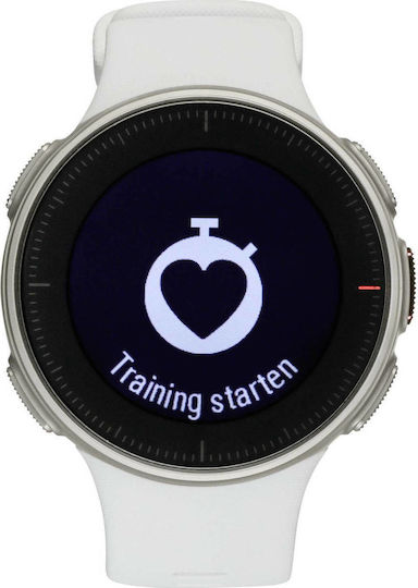 Polar Vantage V Stainless Steel 46mm Waterproof Smartwatch (White) view 6