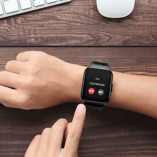 Mibro Color Waterproof Smartwatch with Heart Rate Monitor (Black) view 7