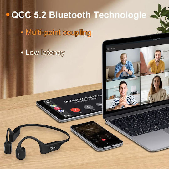Wireless Bone Conduction Bluetooth Handsfree Headphones with Sweat Resistance दृश्य 6
