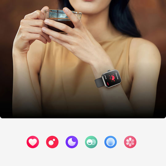 Joyroom JR-FT5 Plus Smartwatch with Heart Rate Monitor (Black) view 6