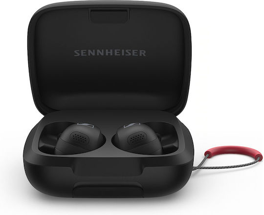 Sennheiser Momentum Sport In-ear Bluetooth Handsfree Earphones with Sweat Resistance and Charging Case Black view 2