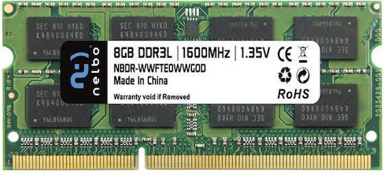 Nelbo 8GB DDR3 RAM with 1600 Speed for Laptop (D6XLDGBBM) vue 4