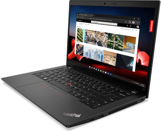 Lenovo ThinkPad L14 Gen 4 (Intel) 14" IPS FHD (i7-1355U/8GB/512GB SSD/W11 Pro) Thunder Black (US Keyboard) view 2