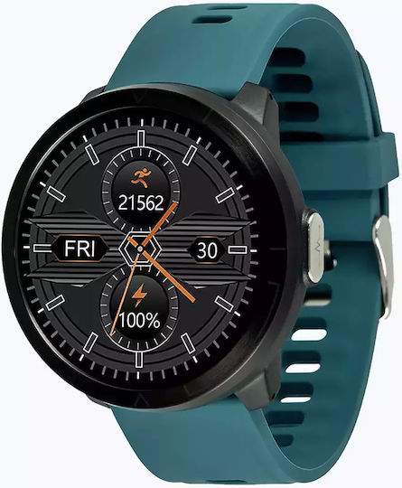 Watchmark WM18 Smartwatch with Heart Rate Monitor (Green) view 7