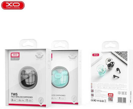 XO X17 Space Warehouse Earbud Bluetooth Handsfree Earphones with Charging Case Black view 7