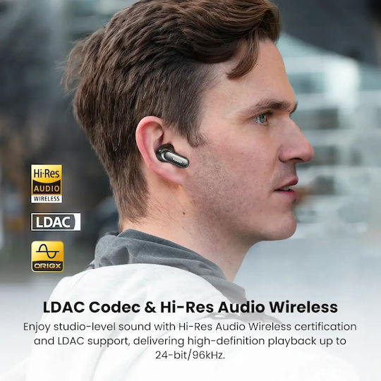 Tozo AeroSound 6 Pro Earbud / In-ear Bluetooth Handsfree Earphones with Sweat Resistance and Charging Case Black view 4