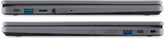 Acer Chromebook Spin 512 R856TN-TCO 12" Touchscreen (N-Series-N100/8GB/64GB Flash Storage/Chrome OS) (UK Keyboard) vue 4