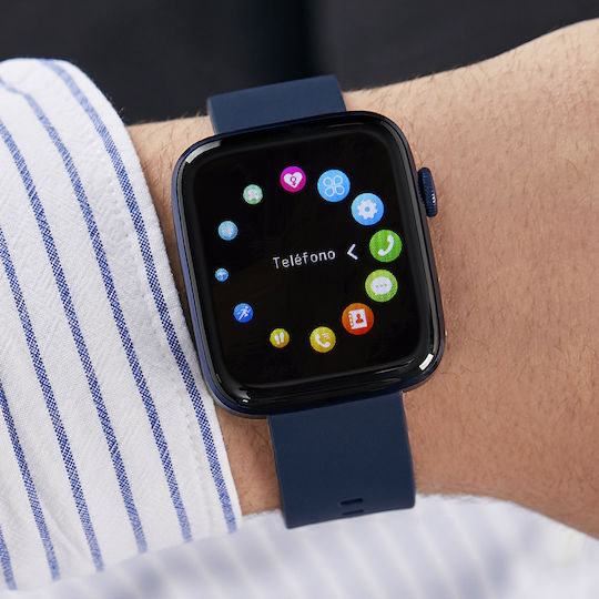 Marea B58010 Smartwatch with Heart Rate Monitor (Blue) view 2