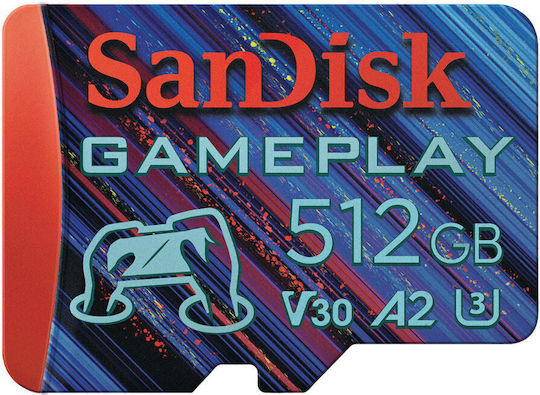 Sandisk Gameplay SDXC 1TB U3 V30 A2 UHS-I Memory Card with Adapter