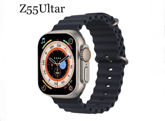 Z55 Ultra Smartwatch with Heart Rate Monitor (Black)