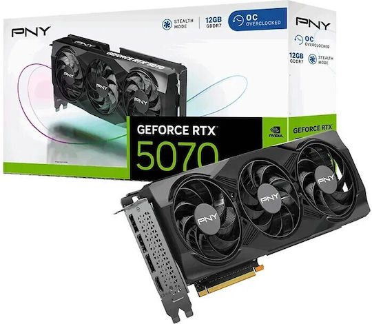 PNY GeForce RTX 5070 12GB GDDR7 VERTO OC Graphics Card