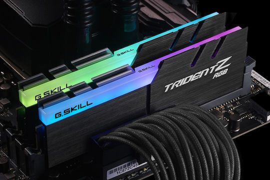 G.Skill Trident Z RGB DDR4 16GB RAM with 2x8GB Modules and Speed 3600 for Desktop F4-3600C18D-16GTZRX vue 6