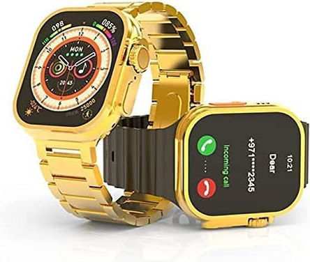 M9 Ultra Max Smartwatch with Heart Rate Monitor (Gold) view 8