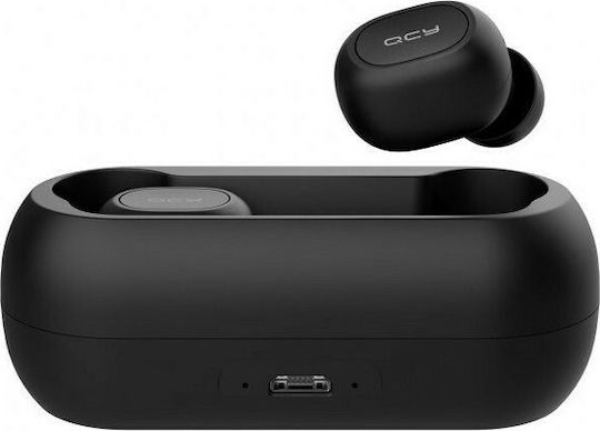 QCY T1c In-ear Bluetooth Handsfree Earphones with Charging Case Black view 8