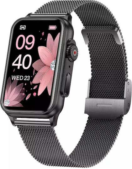 Smart Watch Nubi H23 Bluetooth Talk Pulse Calories Blood Pressure Remote Camera Pedometer Black view 6